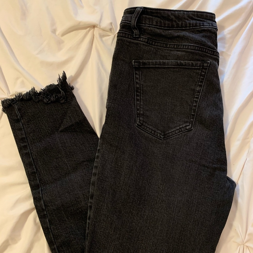 Black Ripped Skinny Jeans - Picture 2 of 3